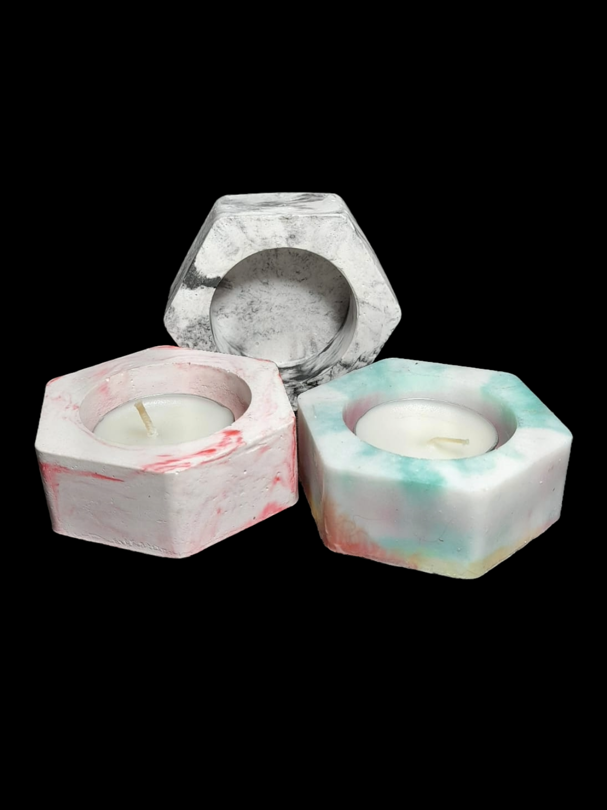 Porta Vela Hexagonal